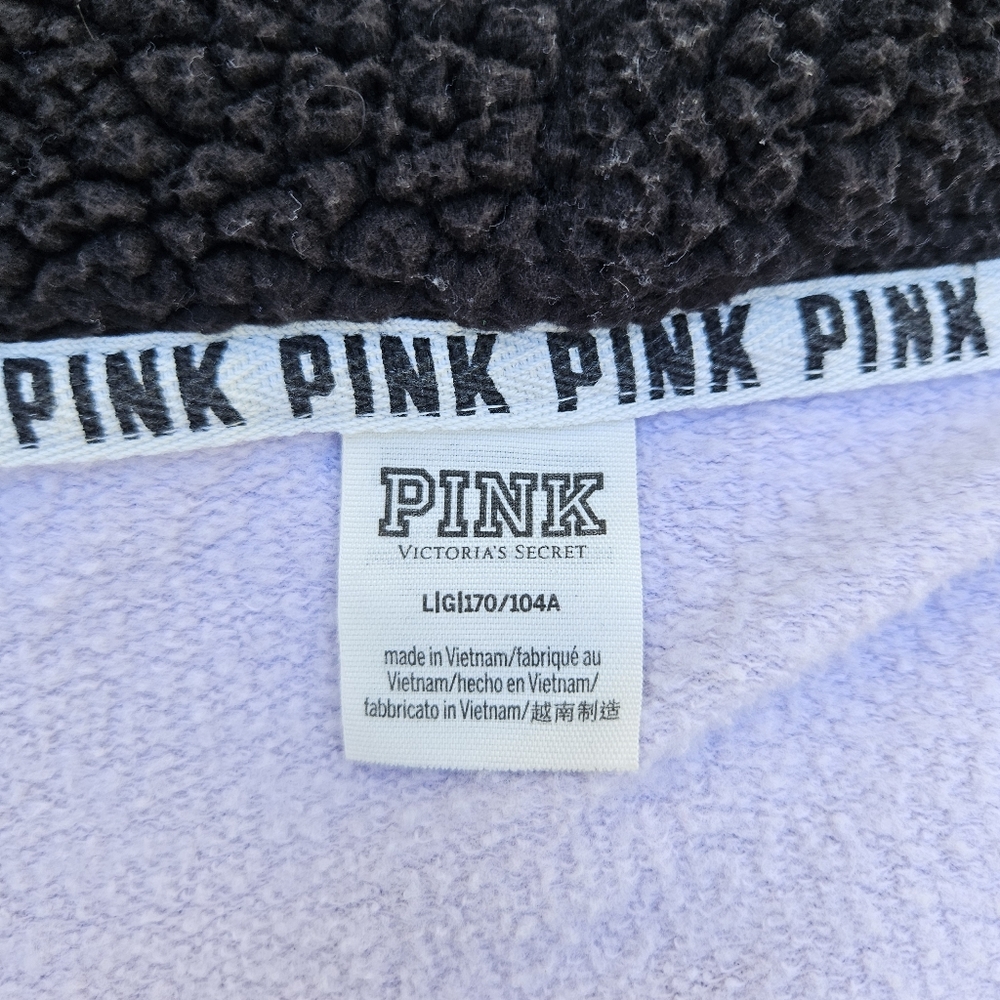 Victoria's Secret PINK Full Zip Hoodie Jacket Size L - Picture 6 of 8